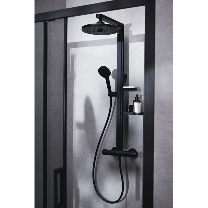 Ideal Standard BD583XG - Ensemble de douche avec mitigeur CERATHERM ALU+ noir mat