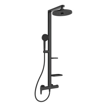 Ideal Standard BD584XG - Ensemble de douche avec mitigeur CERAFLOW ALU+ noir mat