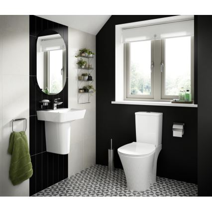 Ideal Standard E030701 - Wandgemonteerde wastafel CONNECT AIR 40x35 cm keramiek/wit