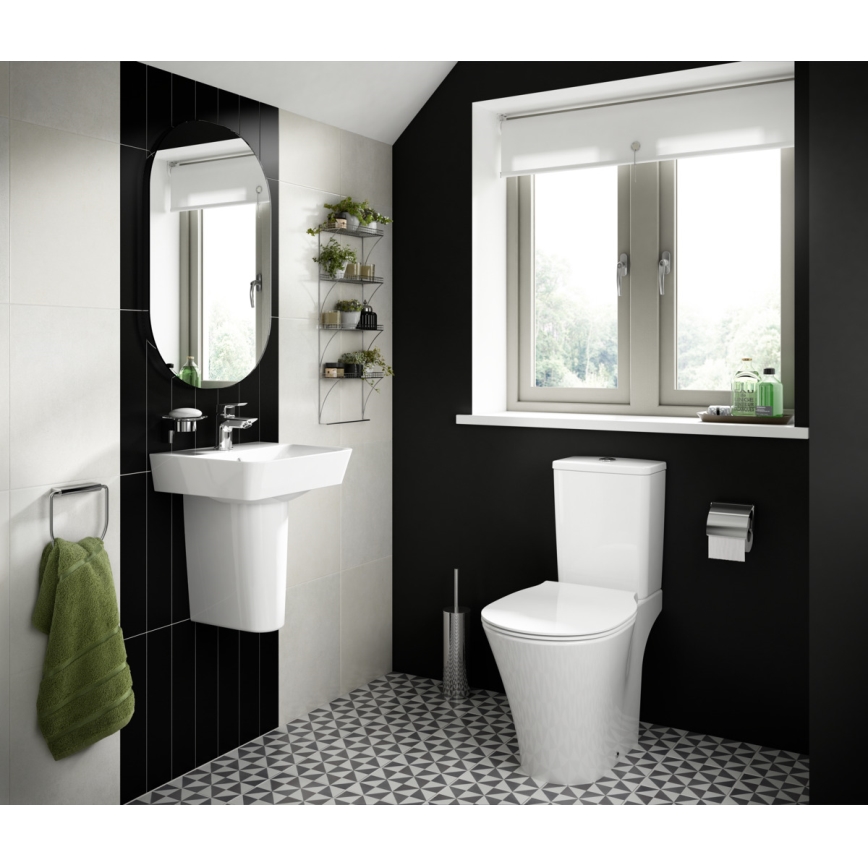 Ideal Standard E030701 - Wandgemonteerde wastafel CONNECT AIR 40x35 cm keramiek/wit