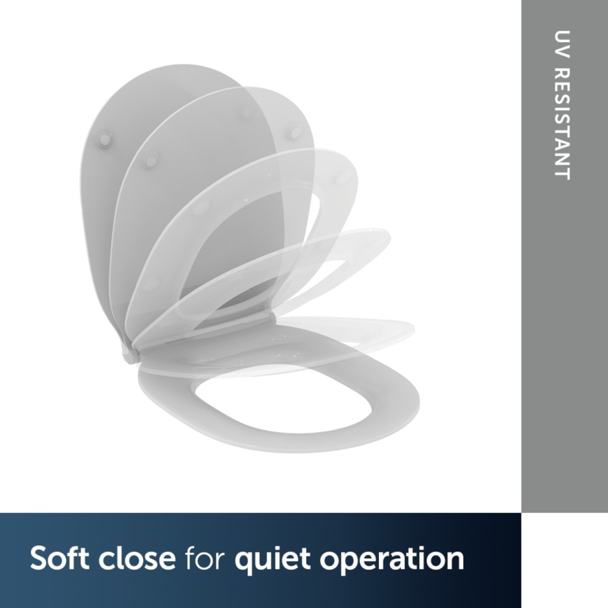 Ideal Standard E036601 - Toiletzitting SoftClose CONNECT AIR wit