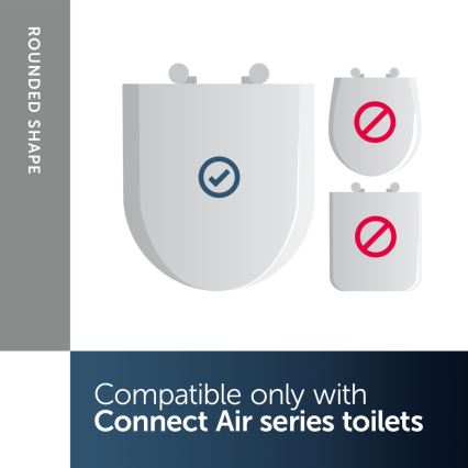 Ideal Standard E036601 - Toiletzitting SoftClose CONNECT AIR wit