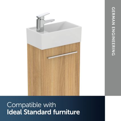 Ideal Standard E211301 - Lavabo suspendu I.LIFE S 37 x 21 cm en céramique, blanc