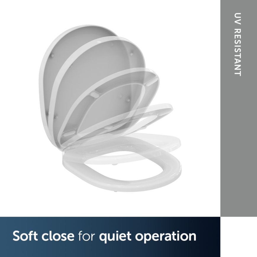 Ideal Standard E712701 - Abattant de WC SoftClose CONNECT blanc
