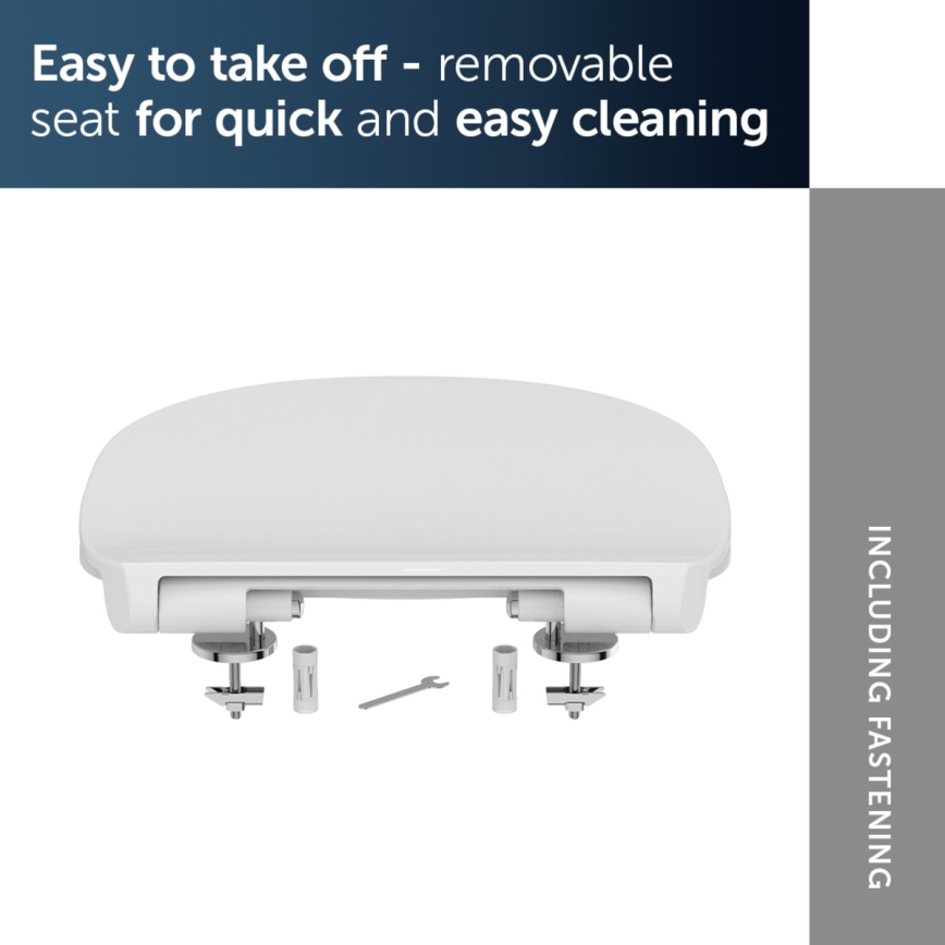 Ideal Standard E772401 - Abattant de WC SoftClose CONNECT blanc