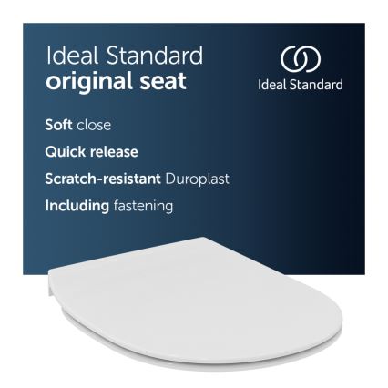 Ideal Standard E772401 - CONNECT SoftClose toiletbril, wit