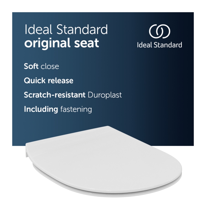Ideal Standard E772401 - CONNECT SoftClose toiletbril, wit