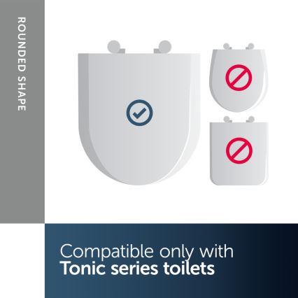 Ideal Standard K706101 - SoftClose TONIC toiletbril, wit