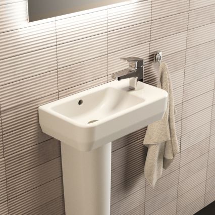 Ideal Standard T458601 - Lavabo suspendu I.LIFE S 45 x 25 cm en céramique, blanc