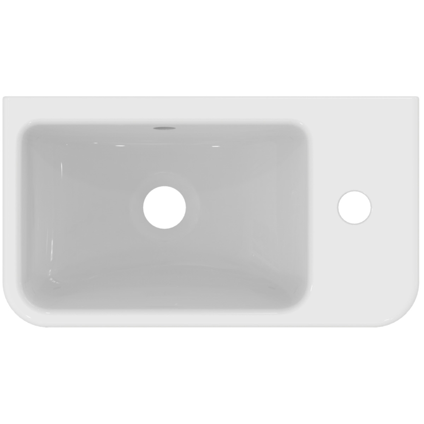 Ideal Standard T458601 - Lavabo suspendu I.LIFE S 45 x 25 cm en céramique, blanc
