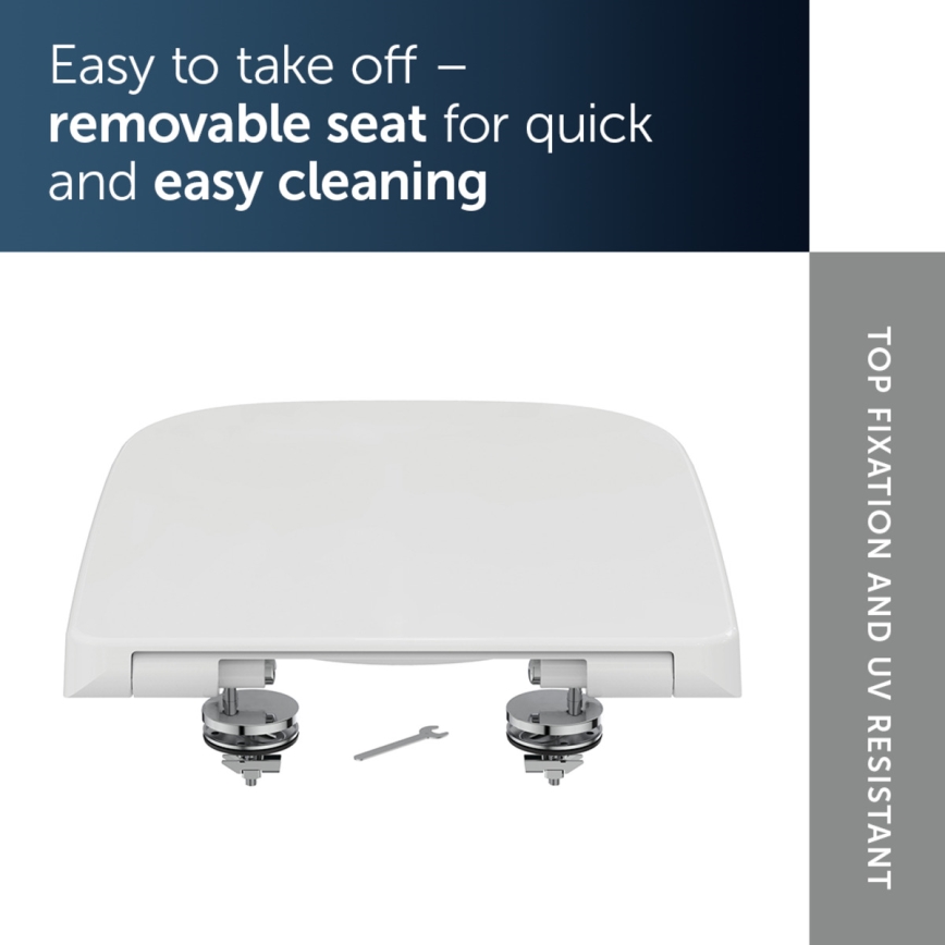 Ideal Standard T468301 - Toiletzitting SoftClose I.LIFE B wit