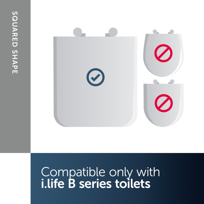 Ideal Standard T468301 - Toiletzitting SoftClose I.LIFE B wit
