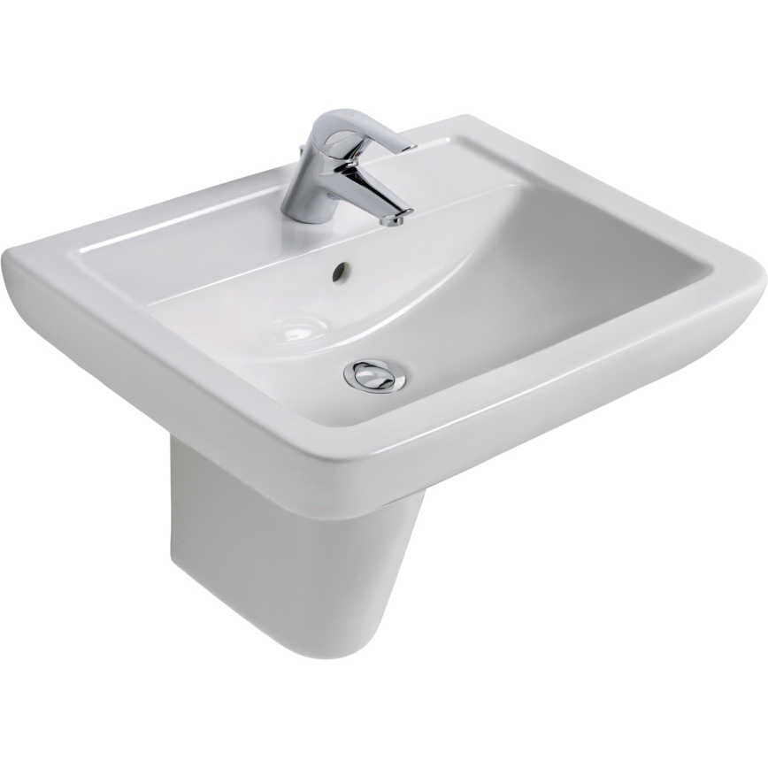 Ideal Standard V302701 - EUROVIT hangend wastafel 60x46 cm keramiek/wit