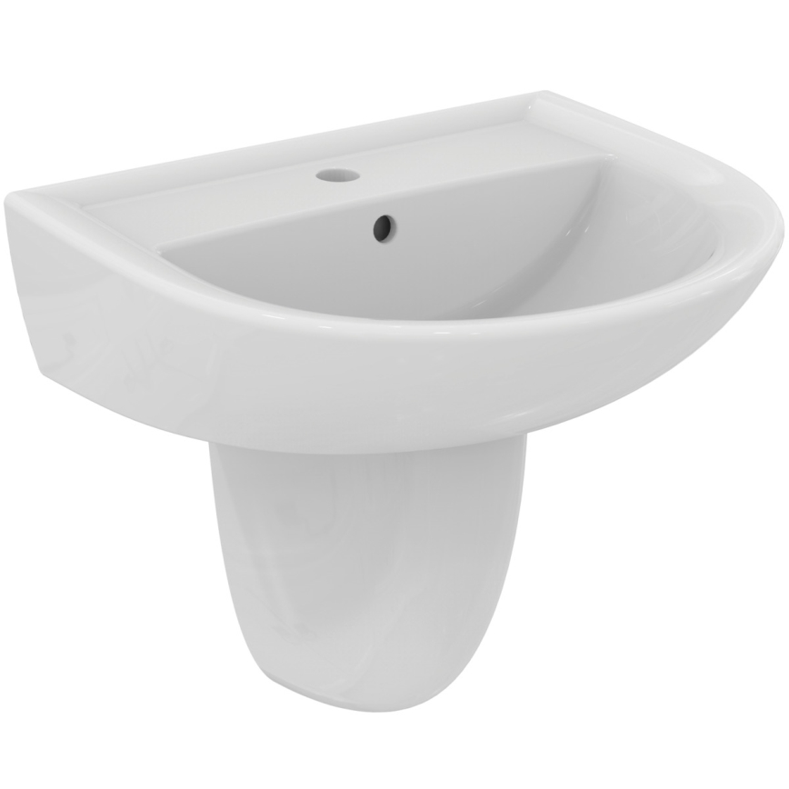 Ideal Standard W332601 - Hangende wastafel EUROVIT 55x46 cm keramiek/wit