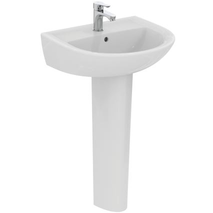 Ideal Standard W332601 - Hangende wastafel EUROVIT 55x46 cm keramiek/wit