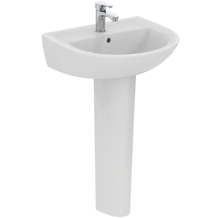Ideal Standard W332601 - Hangende wastafel EUROVIT 55x46 cm keramiek/wit