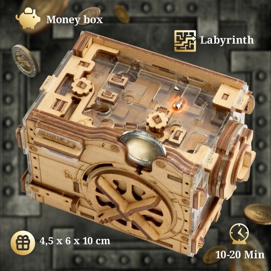 iDventure - Houten puzzel A-maze-ing kluis