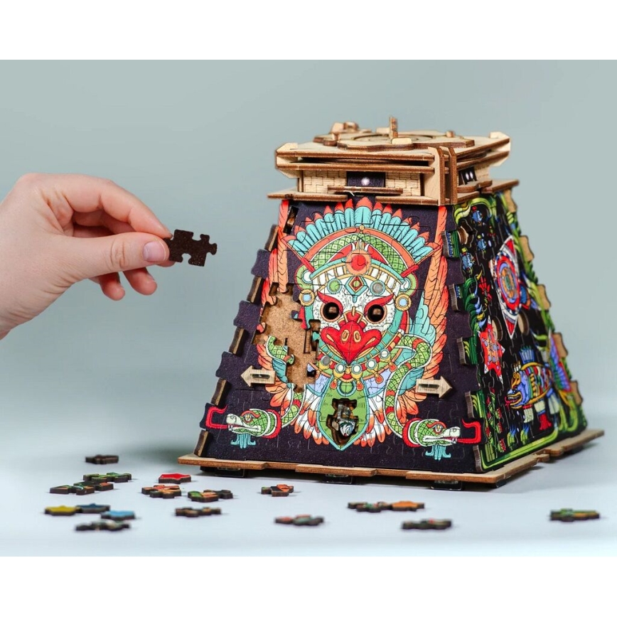 iDventure - Houten puzzel Zonnepiramide