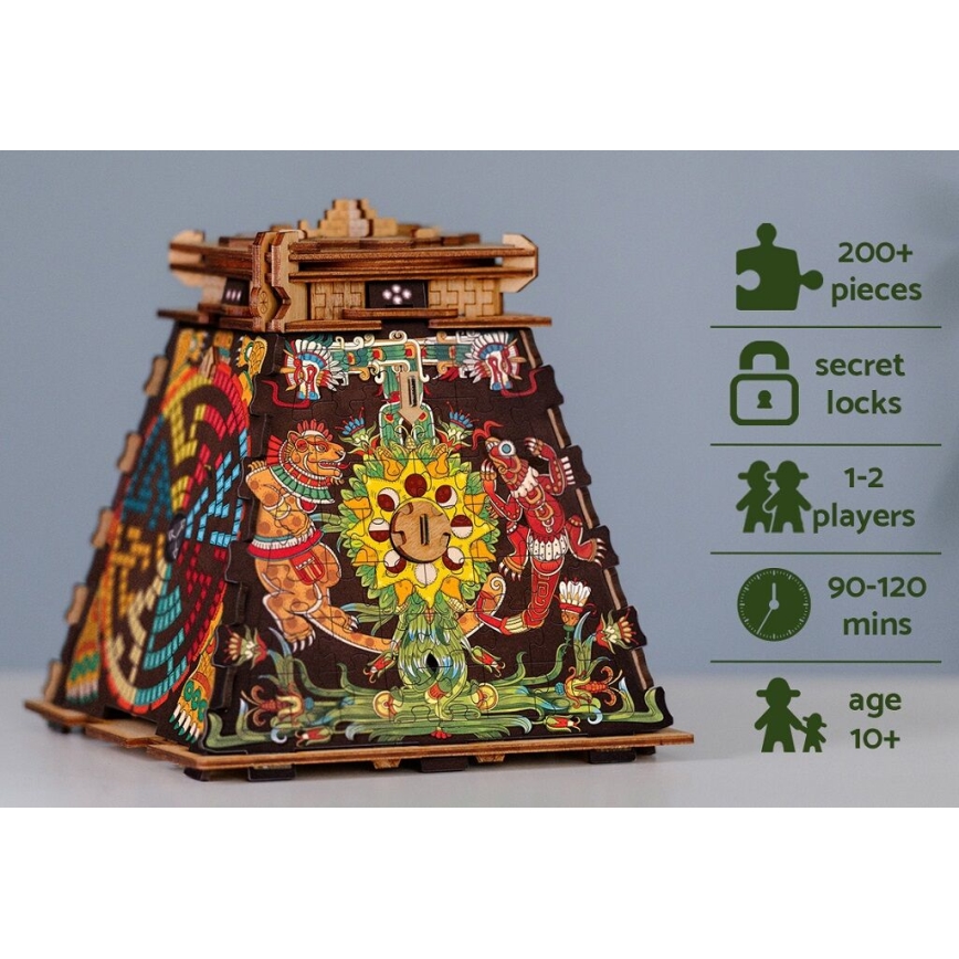 iDventure - Houten puzzel Zonnepiramide