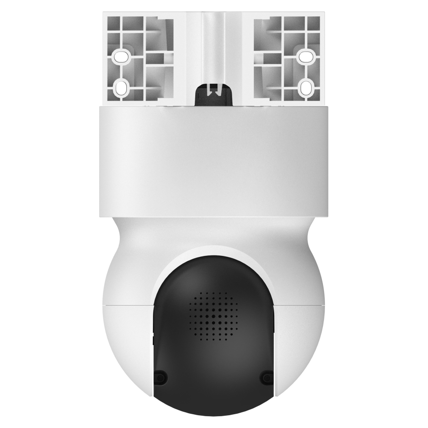 Caméra extérieure intelligente 2K avec capteur de mouvement, 12V, IP65, Wi‑Fi, Tuya, blanche