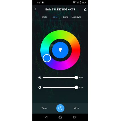 Dimbare LED RGBW badkamerplafondlamp LED/24W/230V 3000-6500K Ø 33 cm IP54 wit Wi-Fi