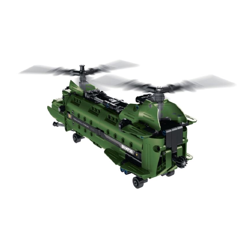 iM.Master - Bouwset helikopter met mechanische aandrijving 2-in-1 393 onderdelen
