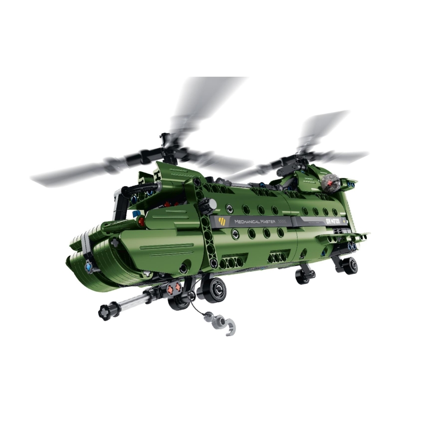 iM.Master - Bouwset helikopter met mechanische aandrijving 2-in-1 393 onderdelen