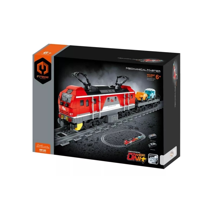 iM.Master - Coffret de train avec rails, 2xAA/400 mAh, 617 pièces + télécommande
