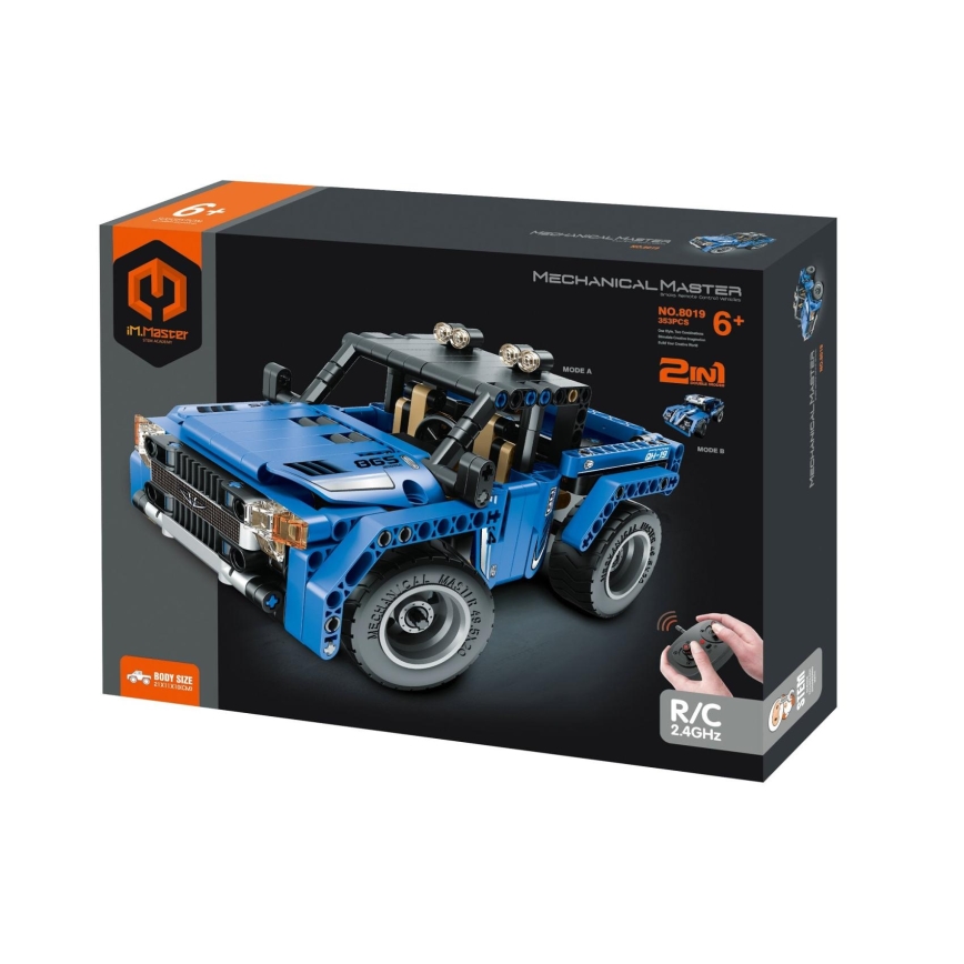 iM.Master - Kit de construction voiture tout-terrain 2 en 1 3x AA 353 pièces + télécommande