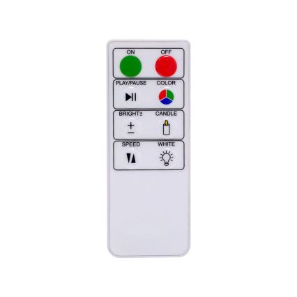 Opblaasbare poef met dimbare LED verlichting en afstandsbediening LED/5V/50cm IP44