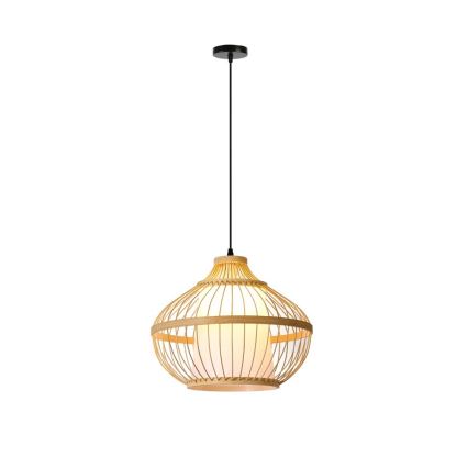 Suspension filaire PINCHOS 1xE27/40W/230V d. 40 cm bambou