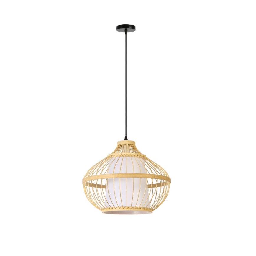 Suspension filaire PINCHOS 1xE27/40W/230V d. 40 cm bambou