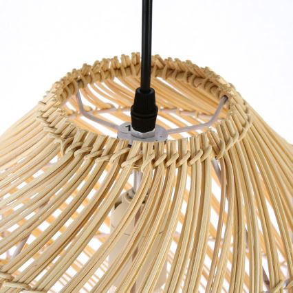 Hanglamp aan een koord PELO 1xE27/40W/230V diameter 35 cm rotan