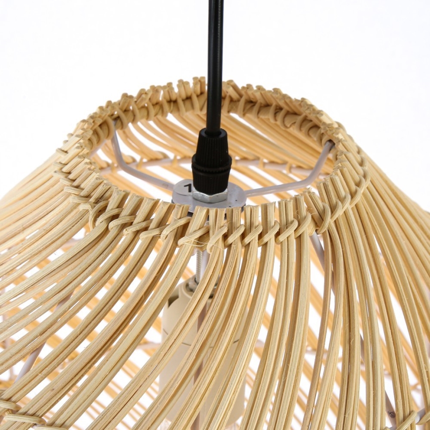 Hanglamp aan een koord PELO 1xE27/40W/230V diameter 35 cm rotan