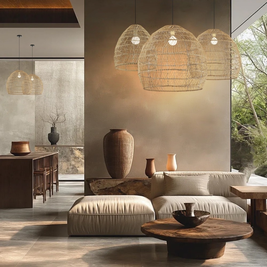 Hanglamp met kabel BOHO DELICADO 1xE27/40W/230V Ø 60 cm