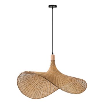 Immax 08290L - Suspension filaire SOMBRERO 1xE27/40W/230V d. 80 cm rotin