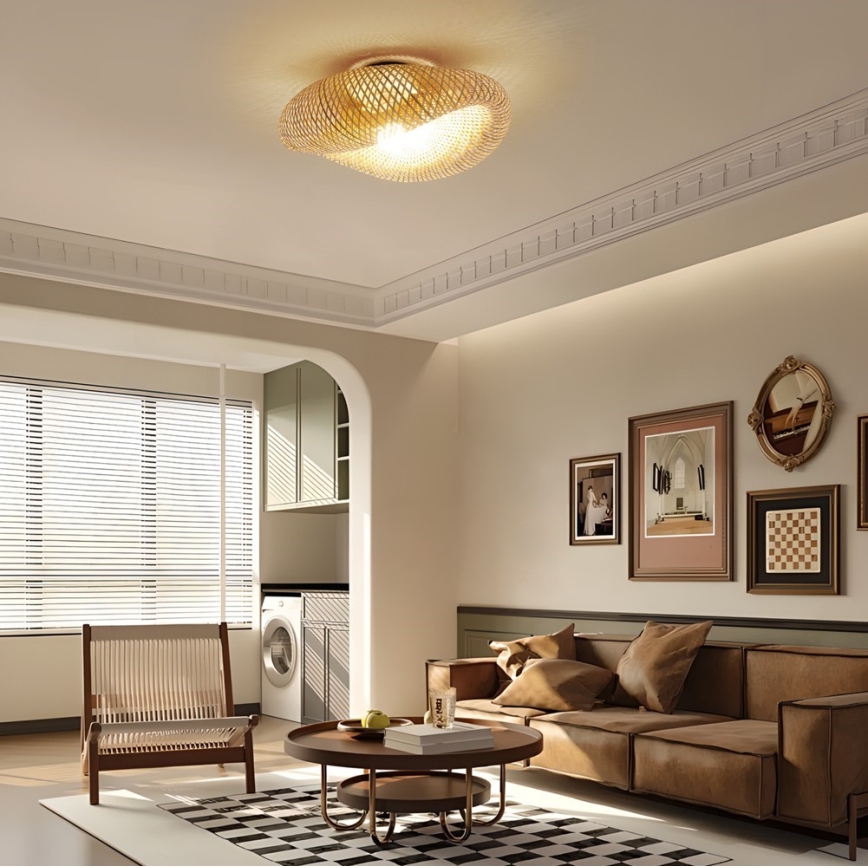 Plafondlamp BOHO HILO 1xE27/40W/230V Ø 60 cm