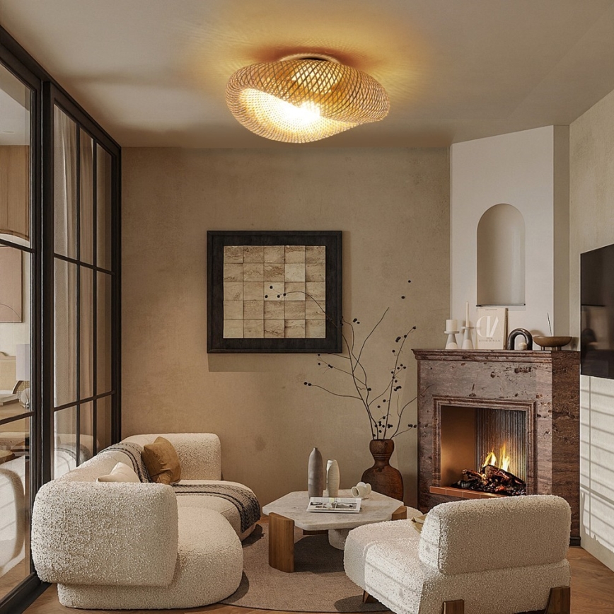 Plafonnier BOHO HILO 1xE27/40W/230V diam. 60 cm