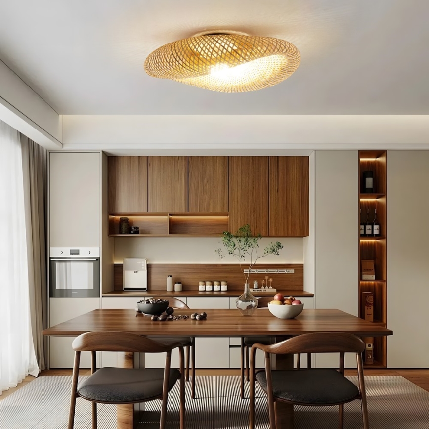 Plafonnier BOHO HILO 1xE27/40W/230V Ø 80 cm