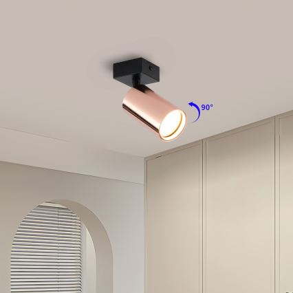 Spotlamp PUNTO 1xGU10/9W/230V roségoud