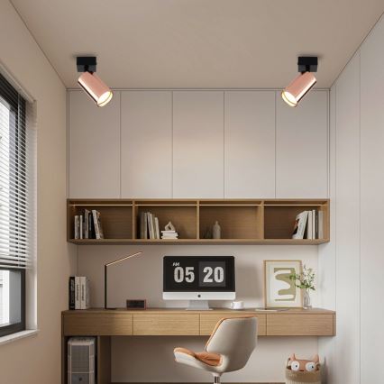 Spotlamp PUNTO 1xGU10/9W/230V roségoud
