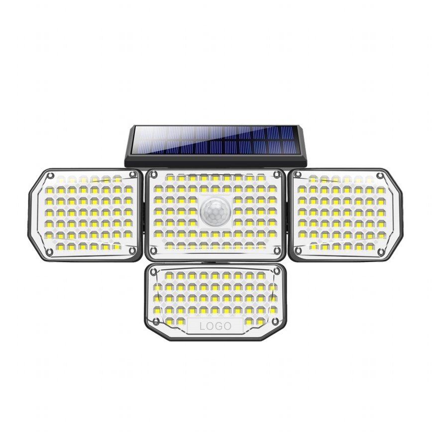 LED Solar wandlamp met sensor LED/5W/5,5V IP65 2400 mAh
