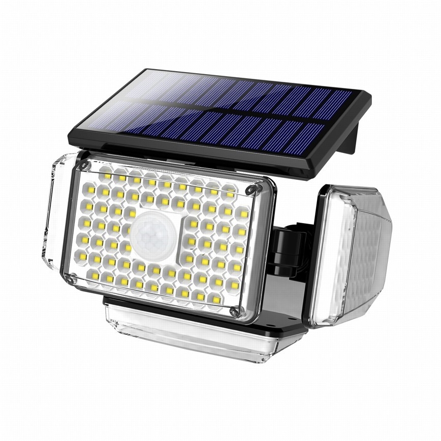 LED Solar wandlamp met sensor LED/5W/5,5V IP65 2400 mAh