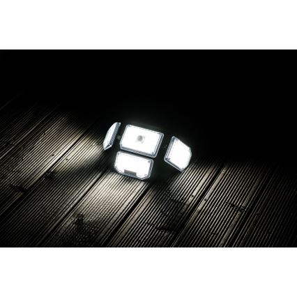 LED Solar wandlamp met sensor LED/5W/5,5V IP65 2400 mAh