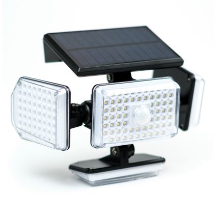 LED Solar wandlamp met sensor LED/5W/5,5V IP65 2400 mAh