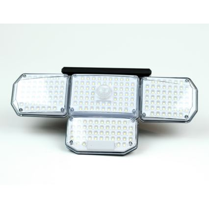 LED Solar wandlamp met sensor LED/5W/5,5V IP65 2400 mAh