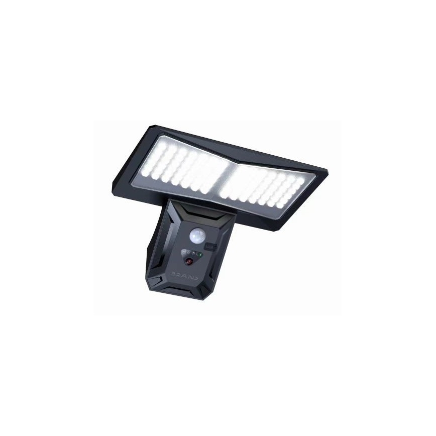 Applique murale solaire avec détecteur LED/2,6W/5,5V IP65 1800 mAh noir