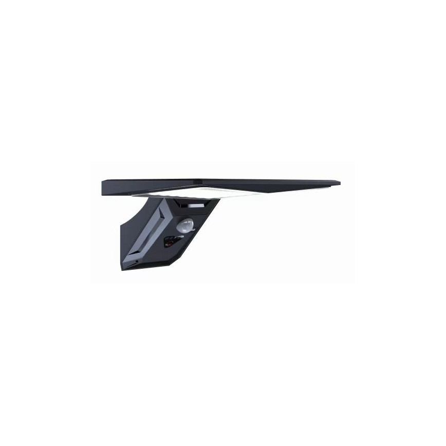 Applique murale solaire avec détecteur LED/2,6W/5,5V IP65 1800 mAh noir