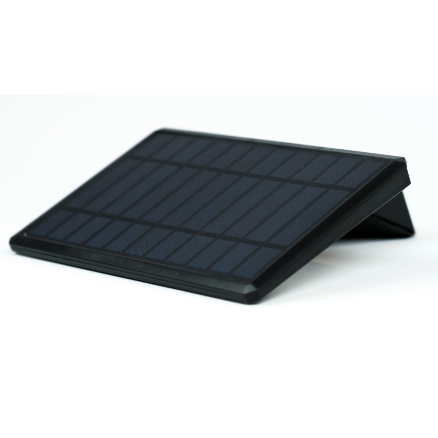 Applique murale solaire avec détecteur LED/2,6W/5,5V IP65 1800 mAh noir