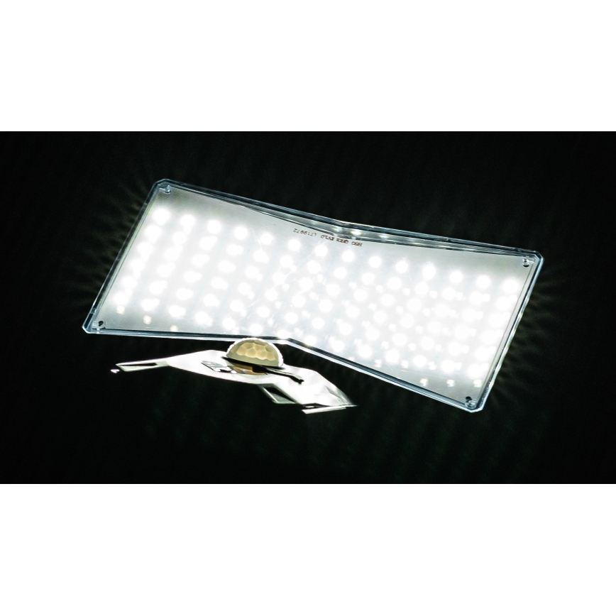 Applique murale solaire avec détecteur LED/2,6W/5,5V IP65 1800 mAh noir